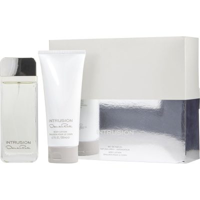 Eau De Parfum Spray 3.4 Oz & Body Lotion 6.7 Oz - Intrusion By Oscar De La Renta