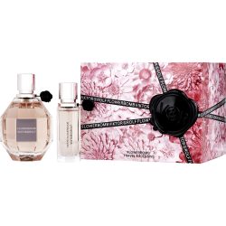 Eau De Parfum Spray 3.4 Oz & Eau De Parfum Spray 0.68 Oz (Travel Set) - Flowerbomb By Viktor & Rolf