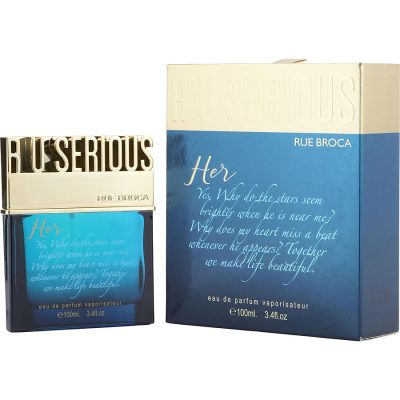 Eau De Parfum Spray 3.4 Oz - Rue Broca R U Serious By Rue Broca