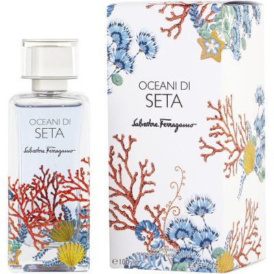 Eau De Parfum Spray 3.4 Oz - Salvatore Ferragamo Oceani Di Seta By Salvatore Ferragamo