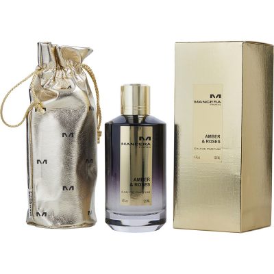 Eau De Parfum Spray 4 Oz - Mancera Amber & Roses By Mancera