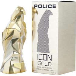 Eau De Parfum Spray 4.2 Oz - Police Icon Gold By Police