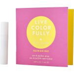 Eau De Parfum Spray Vial On Card - Kate Spade Live Colorfully Sunshine By Kate Spade