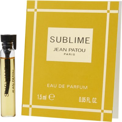 Eau De Parfum Vial On Card - Sublime By Jean Patou