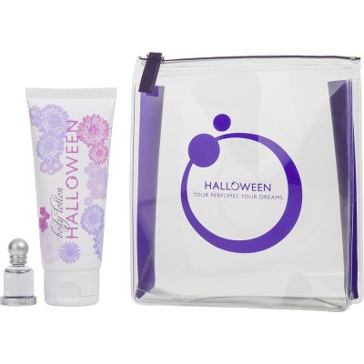Edt 0.15 Oz Mini & Body Lotion 3.4 Oz & Cosmetic Bag - Halloween By Jesus Del Pozo