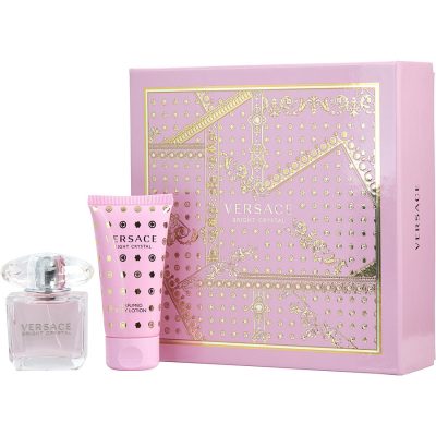 Edt Spray 1 Oz & Body Lotion 1.7 Oz - Versace Bright Crystal By Gianni Versace