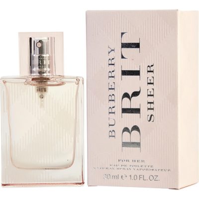 Edt Spray 1 Oz - Burberry Brit Sheer By Burberry