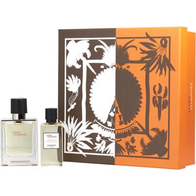 Edt Spray 1.6 Oz & Shower Gel 1.35 Oz - Terre D'Hermes By Hermes