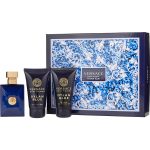 Edt Spray 1.7 Oz & After Shave Balm 1.7 Oz & Shower Gel 1.7 Oz - Versace Dylan Blue By Gianni Versace