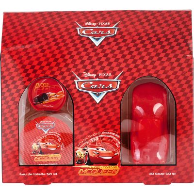 Edt Spray 1.7 Oz & Bar Soap 1.7 Oz - Cars Lightning Mcqueen By Disney