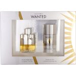 Edt Spray 1.7 Oz & Deodorant Stick 2.6 Oz - Azzaro Wanted By Azzaro