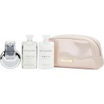 Edt Spray 2.2 Oz & Body Lotion 2.5 Oz & Shower Gel 2.5 Oz & Beauty Pouch - Bvlgari Omnia Crystalline By Bvlgari