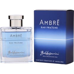 Edt Spray 3 Oz - Baldessarini Ambre Eau Fraiche By Baldessarini