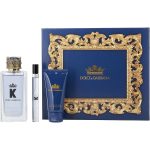 Edt Spray 3.3 Oz & Aftershave Balm 1.7 Oz & Edt Spray 0.34 Oz Mini - Dolce & Gabbana K By Dolce & Gabbana