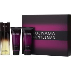 Edt Spray 3.3 Oz & Aftershave Balm 3.3 Oz & Shower Gel 3.3 Oz - Fujiyama Gentleman By Succes De Paris