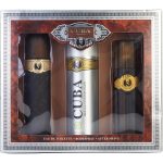 Edt Spray 3.3 Oz & Aftershave Spray 3.3 Oz & Body Spray 6.6 Oz - Cuba Gold By Cuba