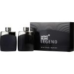 Edt Spray 3.3 Oz & Aftershave Spray 3.3 Oz (Travel Set) - Mont Blanc Legend By Mont Blanc