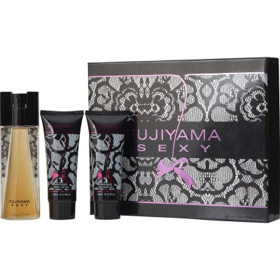Edt Spray 3.3 Oz & Body Lotion 3.3 Oz & Shower Gel 3.3 Oz - Fujiyama Sexy By Succes De Paris