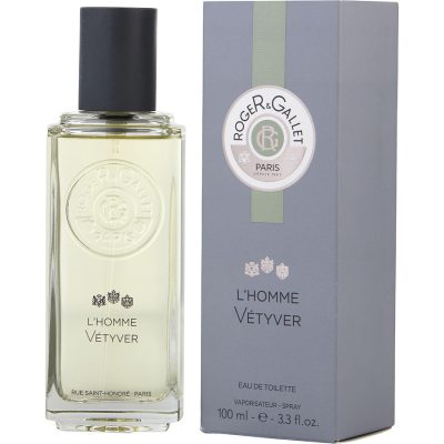 Edt Spray 3.3 Oz - Roger & Gallet L'Homme Vetyver By Roger & Gallet