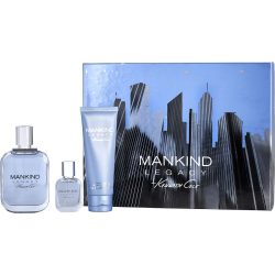 Edt Spray 3.4 Oz & Aftershave Balm 3.4 Oz & Edt Spray 0.5 Oz - Kenneth Cole Mankind Legacy By Kenneth Cole