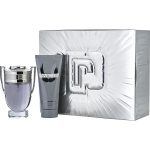 Edt Spray 3.4 Oz & All Over Shampoo 3.4 Oz (Metal Case) - Invictus By Paco Rabanne