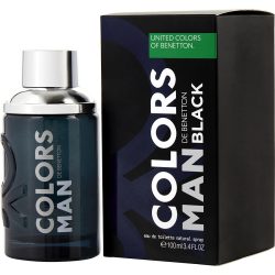 Edt Spray 3.4 Oz - Colors De Benetton Black By Benetton