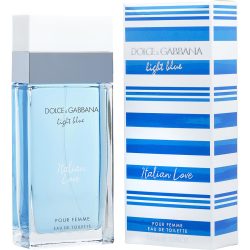 Edt Spray 3.4 Oz - D & G Light Blue Italian Love By Dolce & Gabbana