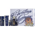 Edt Spray 3.4 Oz & Hair And Body Wash 3 Oz & Deodorant Stick Alcohol Free 2.7 Oz & Edt Spray 0.25 Oz Mini - Christian Audigier By Christian Audigier