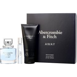 Edt Spray 3.4 Oz & Hair And Body Wash 6.7 Oz & Edt Travel Spray 0.5 Oz - Abercrombie & Fitch Away By Abercrombie & Fitch