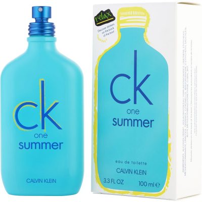 Edt Spray 3.4 Oz (Limited Edition 2020) - Ck One Summer By Calvin Klein