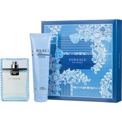 Edt Spray 3.4 Oz & Shower Gel 5 Oz - Versace Man Eau Fraiche By Gianni Versace