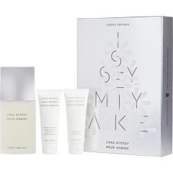Edt Spray 4.2 Oz & After Shave Balm 2.5 Oz & Shower Gel 2.5 Oz - L'Eau D'Issey By Issey Miyake