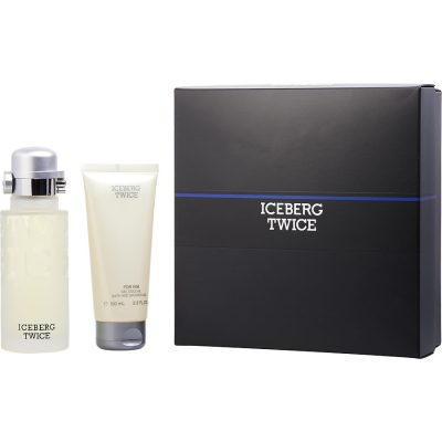 Edt Spray 4.2 Oz & Shower Gel 3.4 Oz - Iceberg Twice By Iceberg