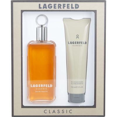 Edt Spray 5 Oz & Shower Gel 5 Oz - Lagerfeld By Karl Lagerfeld