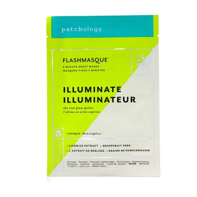 Flashmasque 5 Minute Sheet Mask - Illuminate  --4X28Ml/0.95Oz - Patchology By Patchology