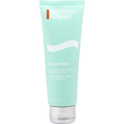 Homme Aquapower Oligo-Thermal Fresh Gel Ultra Cleansing--125Ml/4.22Oz - Biotherm By Biotherm