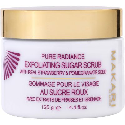 Pure Radiance Exfoliating Sugar Scrub W/Real Strawberry & Pomegranate Seed --125G/4.4Oz - Makari By Makari De Suisse