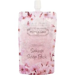 Sakura Sleep Pack Gel Facial Mask --120G/4.2Oz - Popo Labo By Popo Labo