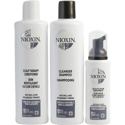 Set-3 Piece Maintenance Kit System 2 With Cleanser 10.1 Oz & Scalp Therapy 10.1 Oz & Scalp Treatment 3.38 Oz - Nioxin By Nioxin