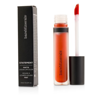 Statement Matte Liquid Lipcolor - # Fire --4Ml/0.13Oz - Bareminerals By Bareminerals
