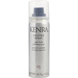 Volume Spray Number 25 Aerosol Super Hold Finishing Spray 1.5 Oz (Packaging May Vary) - Kenra By Kenra