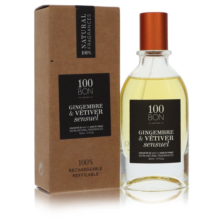 100 Bon Gingembre & Vetiver Sensuel Cologne By 100 Bon Concentree De Parfum Spray (Unisex Refillable) 100 Bon Gingembre & Vetiver Sensuel Cologne By 100 Bon Concentree De Parfum Spray (Unisex Refillable)