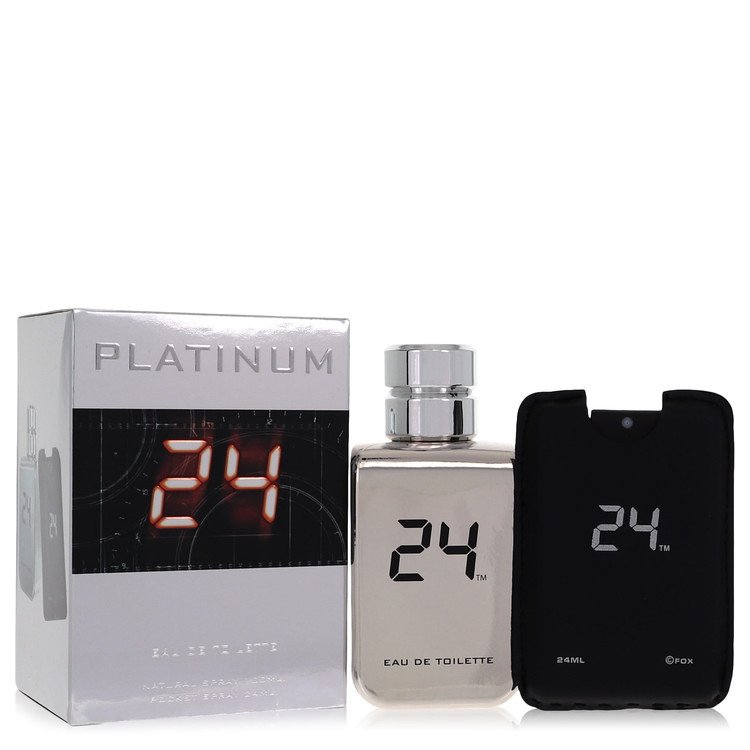 24 Platinum The Fragrance Cologne By Scentstory Eau De Toilette Spray + 0.8 oz Mini Pocket Spray 24 Platinum The Fragrance Cologne By Scentstory Eau De Toilette Spray + 0.8 oz Mini Pocket Spray