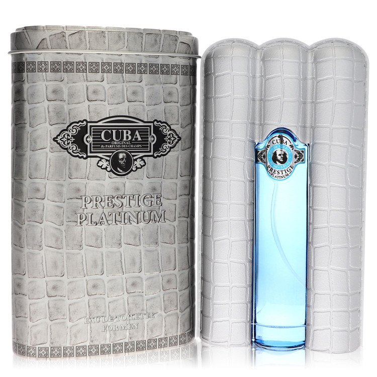 Cuba Prestige Platinum Cologne By Fragluxe Eau De Toilette Spray Cuba Prestige Platinum Cologne By Fragluxe Eau De Toilette Spray