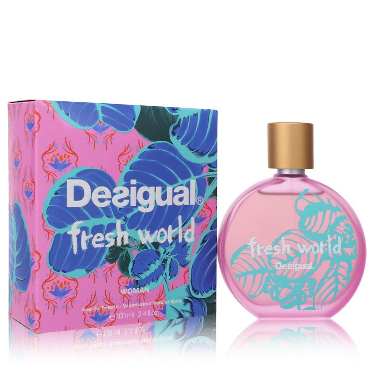 Desigual Fresh World Perfume By Desigual Eau De Toilette Spray Desigual Fresh World Perfume By Desigual Eau De Toilette Spray