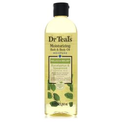 Dr Teal's Bath Additive Eucalyptus Oil Perfume By Dr Teal's Pure Epson Salt Body Oil Relax & Relief with Eucalyptus & Spearmint