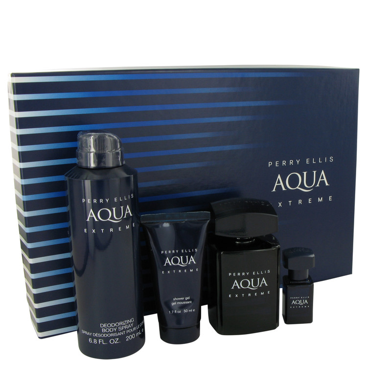 Perry Ellis Aqua Extreme Cologne By Perry Ellis Gift Set Perry Ellis Aqua Extreme Cologne By Perry Ellis Gift Set